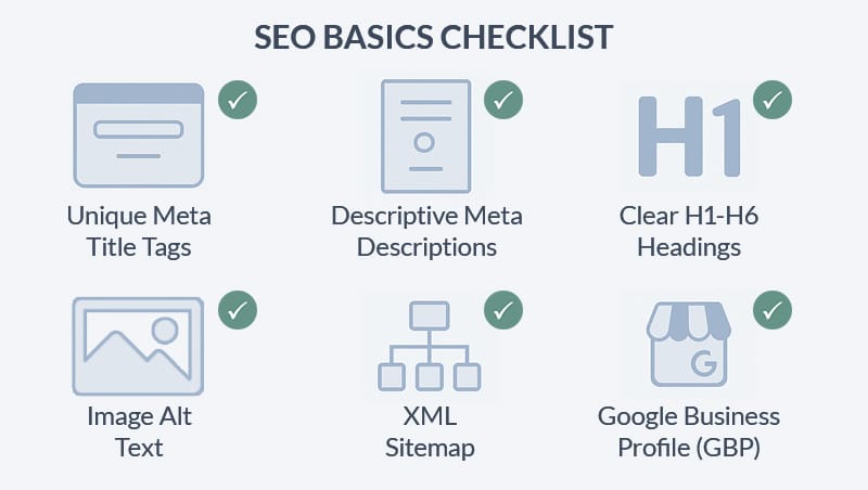 Improve your comapny webiste with this basic SEO checklist