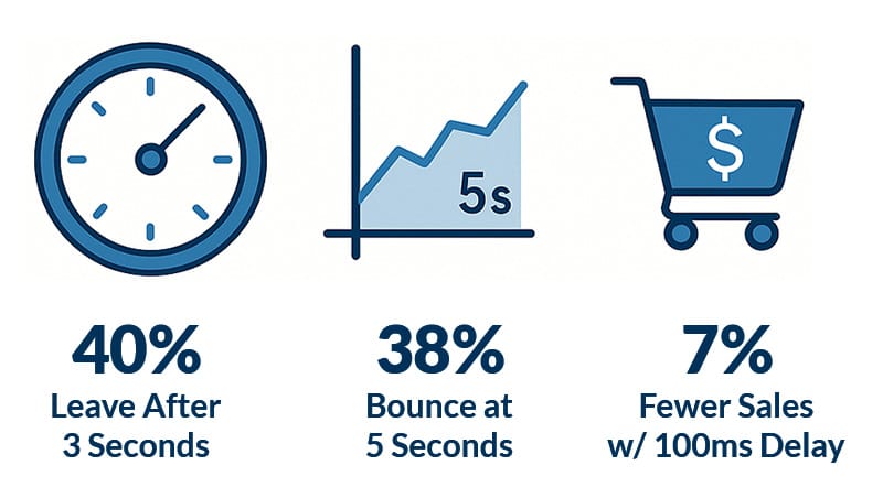 Why is WordPress slow page load and visitor statistics